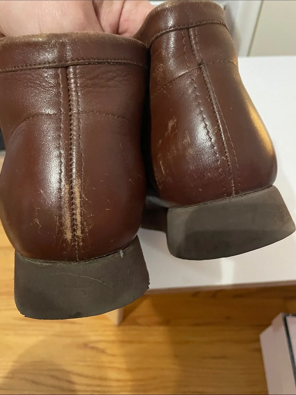 Clarks Men's Dark Brown Leather Wallabee Boots